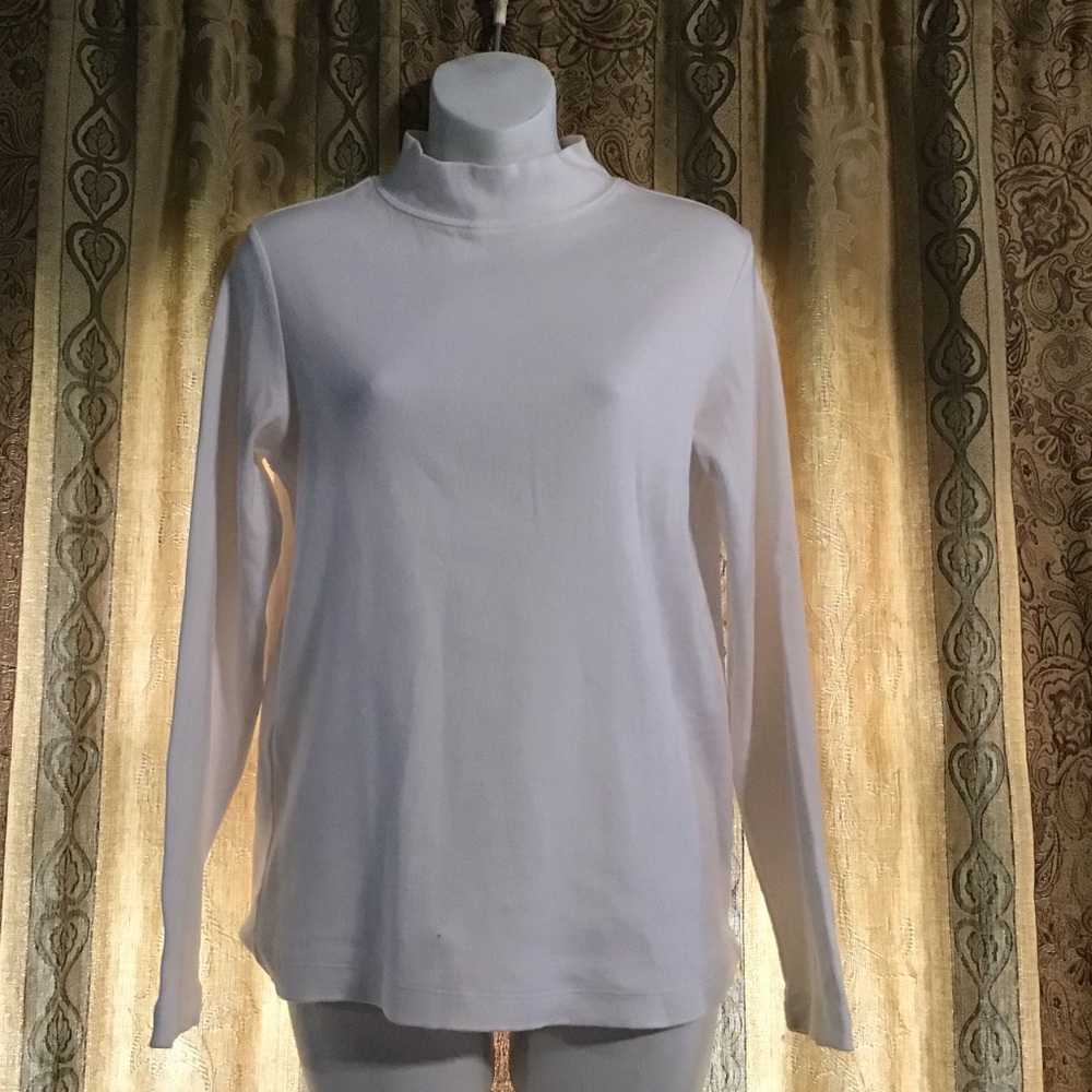 Ladies Long Sleeve Cotton Tee Size Small